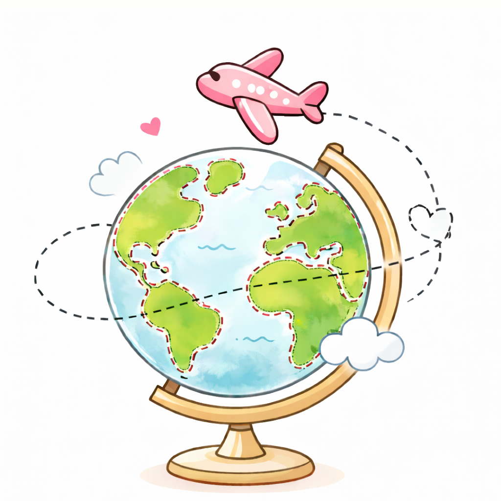 World globe showing global reach