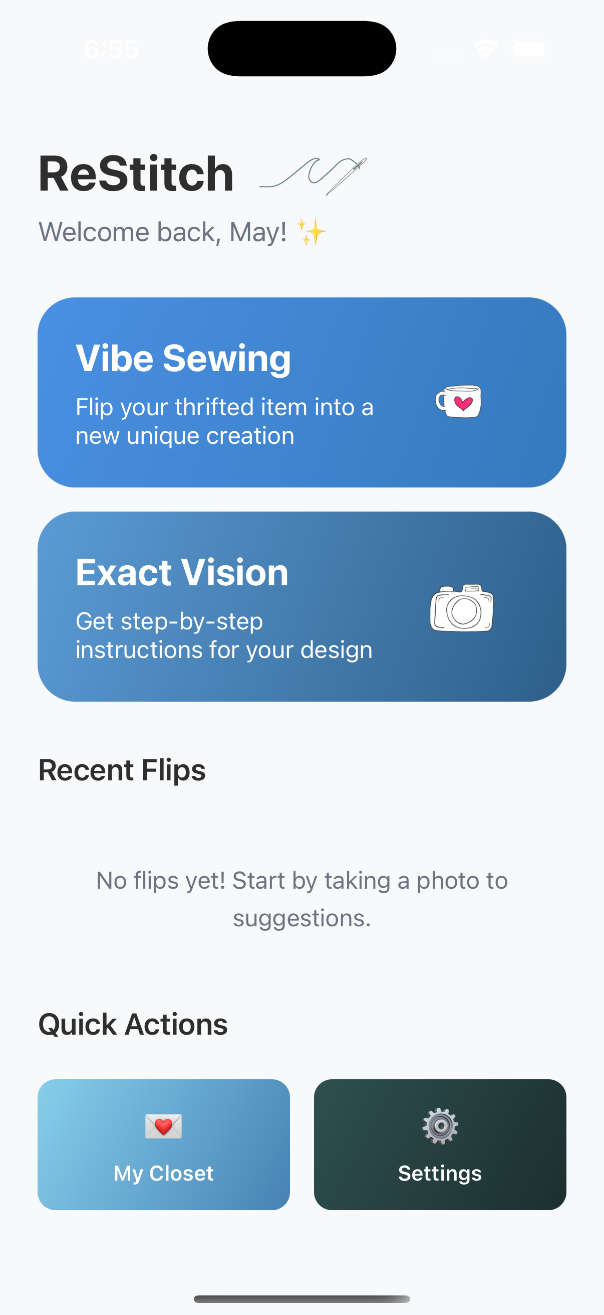 ReStitch App Screenshot